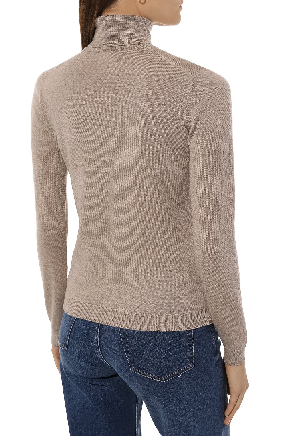 Шерстяная водолазка GRAN SASSO бежевого цвета по цене 25300 руб., арт. 54213/14202, фото 4 Шерстяная водолазка GRAN SASSO, арт. 54213/14202, фото 4