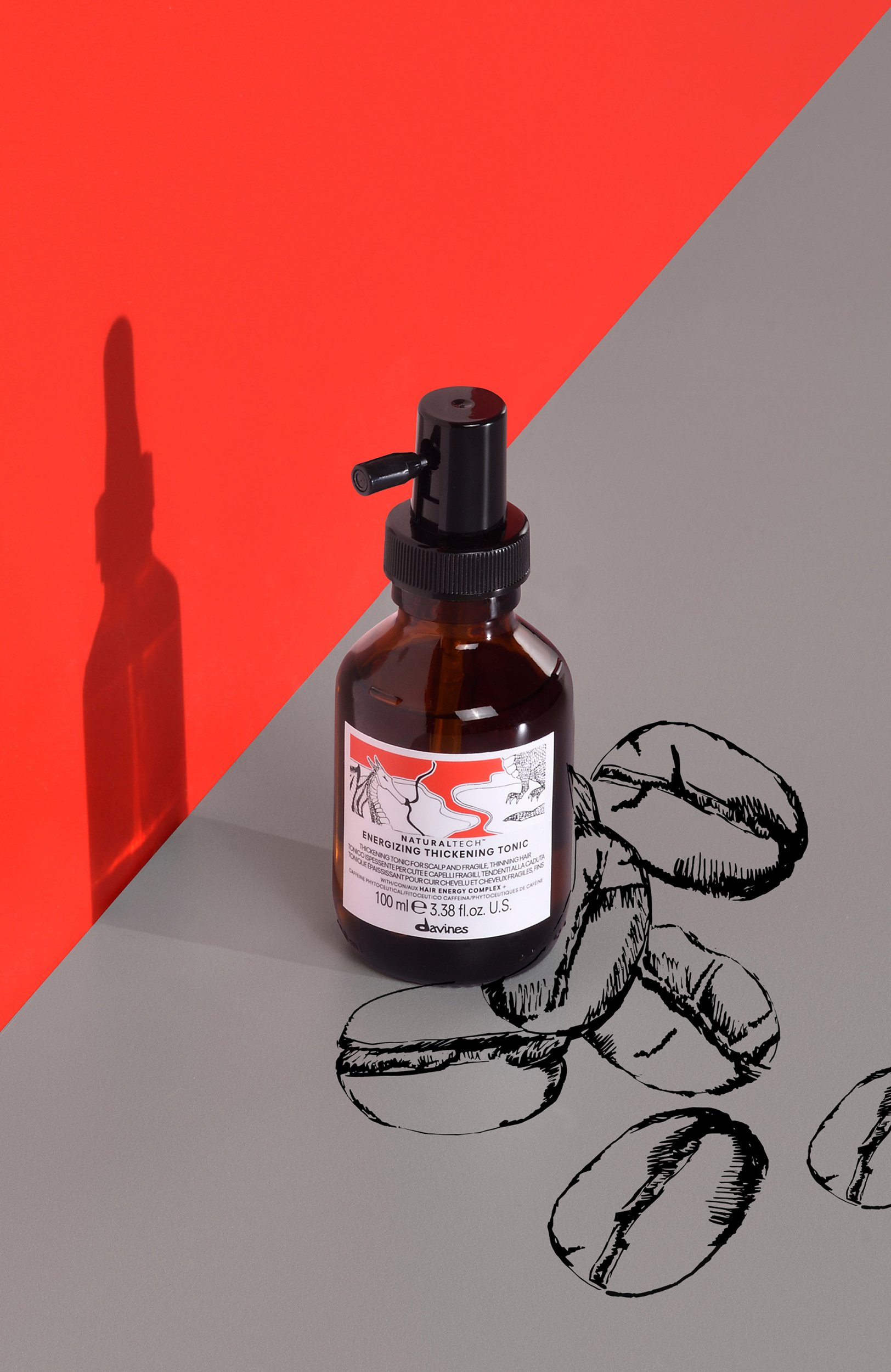 Энергетический утолщающий тоник naturaltech (100ml) DAVINES, арт. 71336, фото 2