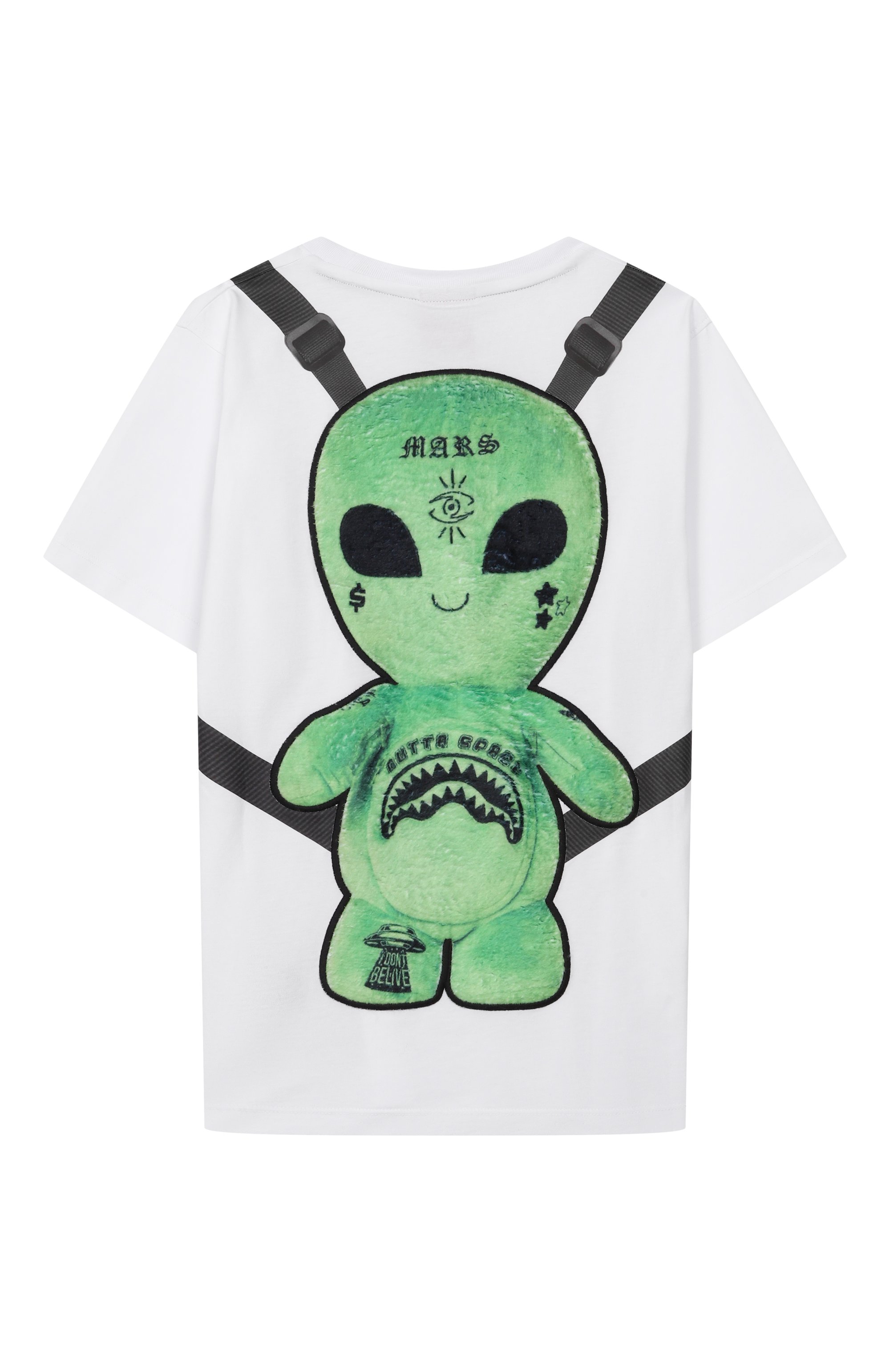 Хлопковая футболка SPRAYGROUND, арт. SPY1332_001, фото 2