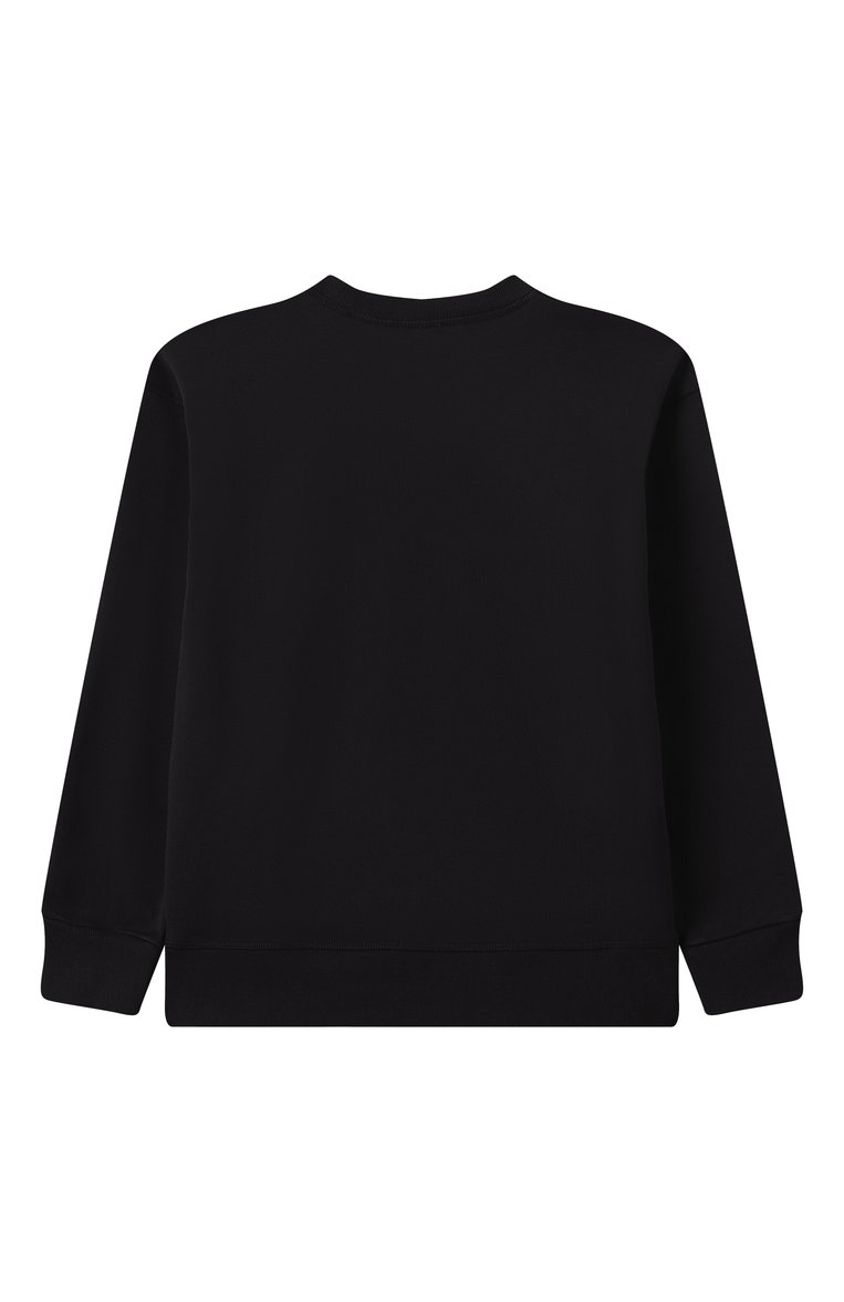 Мужского хлопковый свитшот DSQUARED2 черного цвета, арт. DQ2739/D0094 | Фото 2 (Девочки Кросс-КТ: Свитшот-одежда; Нос: Не проставлено; Региональные ограничения белый список (Axapta Mercury): Не проставлено; Мальчики Кросс-КТ: Свитшот-одежда; Материал внешний: Хлопок; Ростовка одежда: 4 года | 104 см, 16 лет | 164 см, 8 лет | 128 см, 6 лет | 116 см, 10 - 11 лет | 140 - 146см, 13 - 15 лет | 158 см)