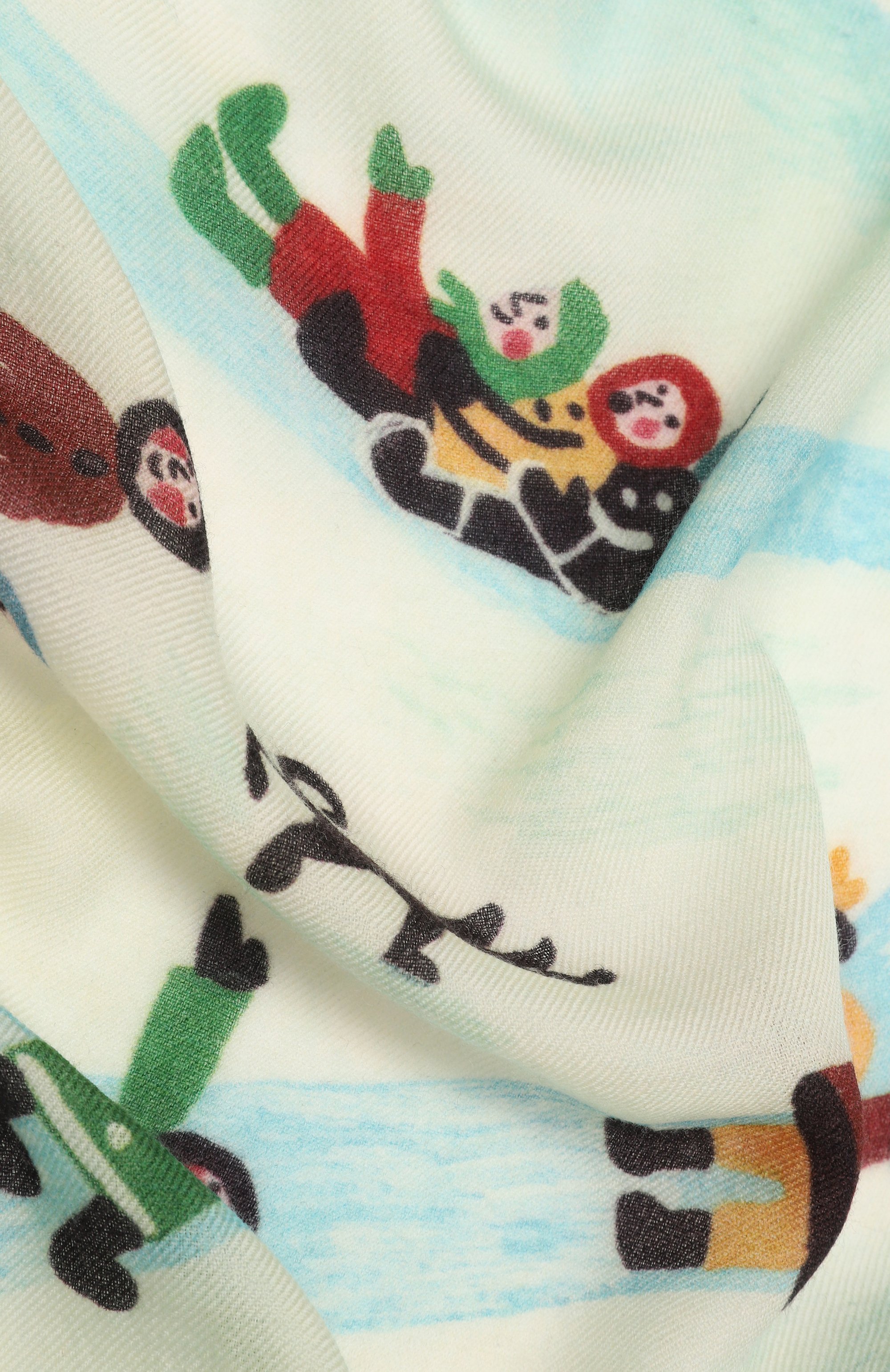 Кашемировая шаль зимняя деревня GOURJI, арт. 91233517/6144114, фото 4