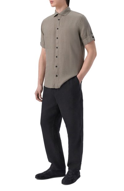 Льняная рубашка HANNES ROETHER, арт. VI29SITE-K.608, фото 2