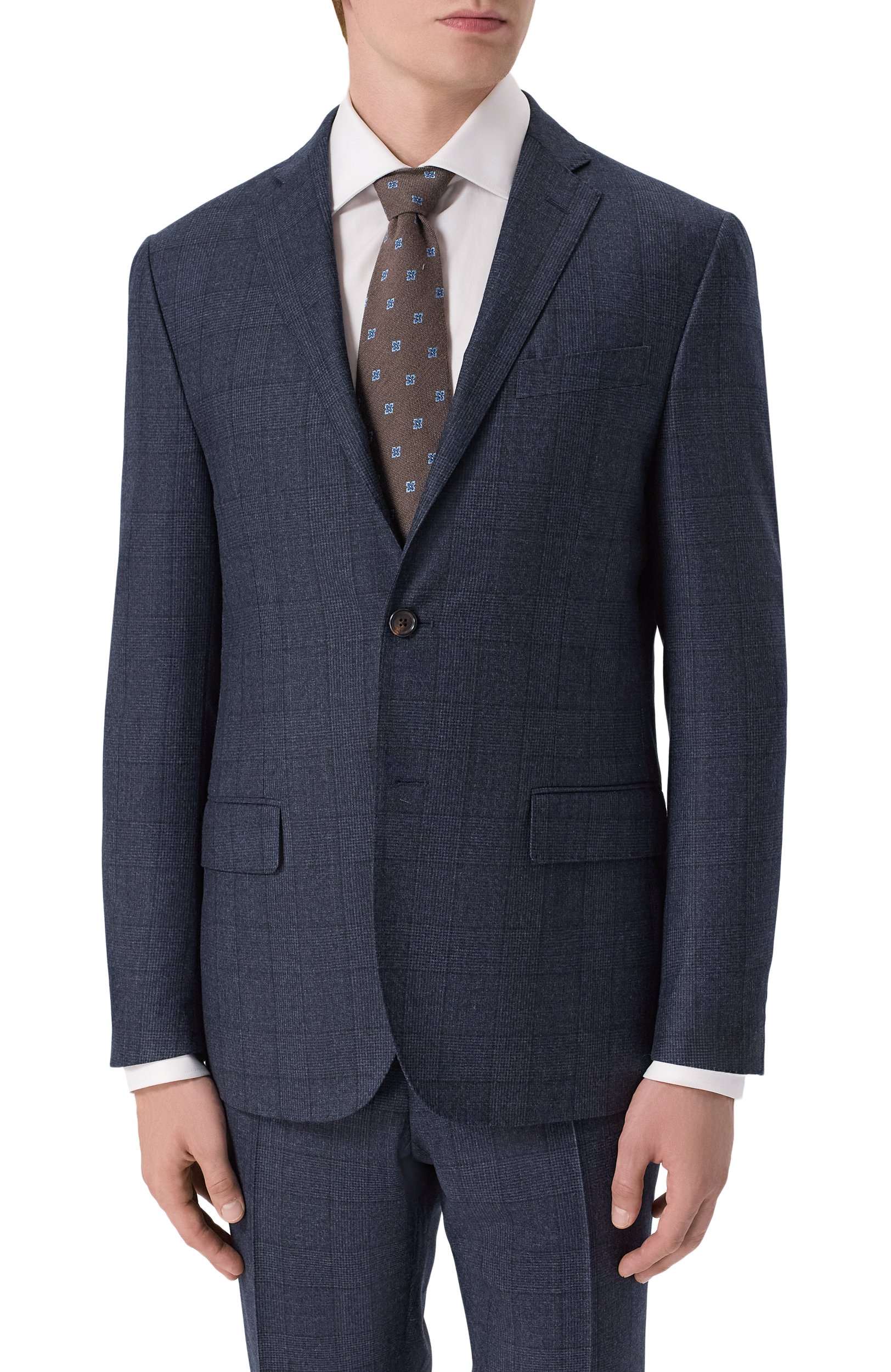 Шерстяной костюм CORNELIANI темно-синего цвета по цене 206500 руб., арт. 286005/2A17222_SET, фото 2 Шерстяной костюм CORNELIANI, арт. 286005/2A17222_SET, фото 2