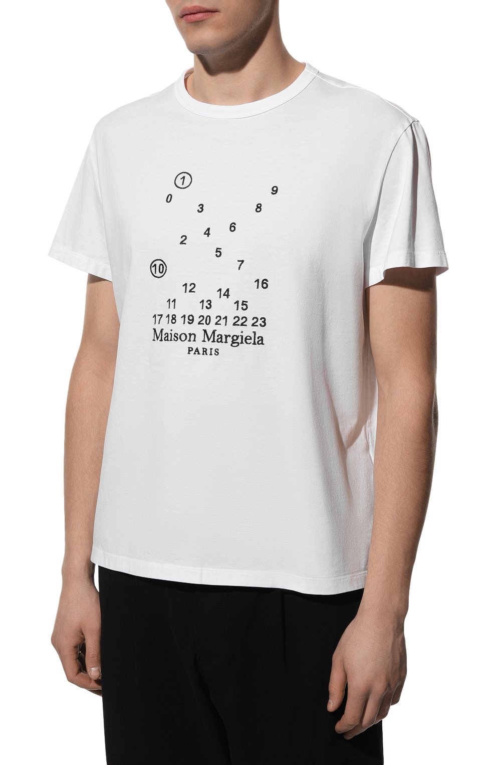 Хлопковая футболка MAISON MARGIELA, арт. S50GC0684/S22816, фото 3