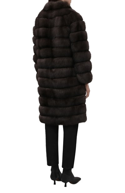 Шуба из меха соболя FABIO GAVAZZI темно-серого цвета по цене 2310000 руб., арт. FG0947FD0RL, фото 4 Шуба из меха соболя FABIO GAVAZZI, арт. FG0947FD0RL, фото 4