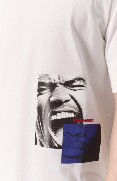 Хлопковая футболка DSQUARED2, арт. S71GD1537/D20020, фото 5