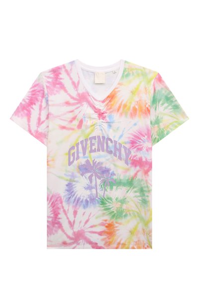 Хлопковая футболка GIVENCHY, арт. H30068/12+/14