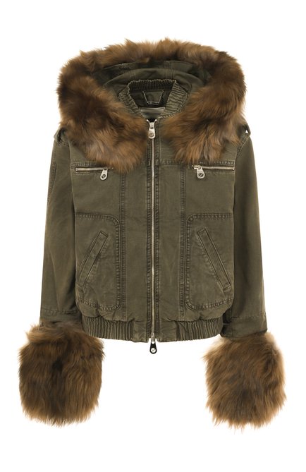 Женская бомбер с отделкой из овчины BLUMARINE, арт. 2J203W_SET