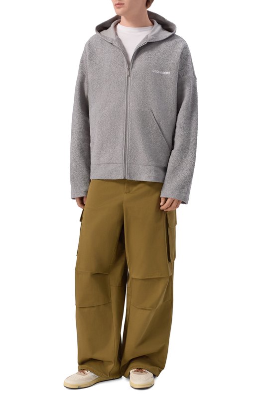 Хлопковая толстовка Dsquared2 D7MK06580 Серый  D7MK06580 Фото 2