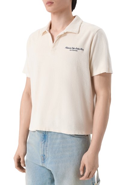 Хлопковое поло sporty & rich х hotel du cap-eden-roc SPORTY AND RICH, арт. T003260673CR01_001, фото 3