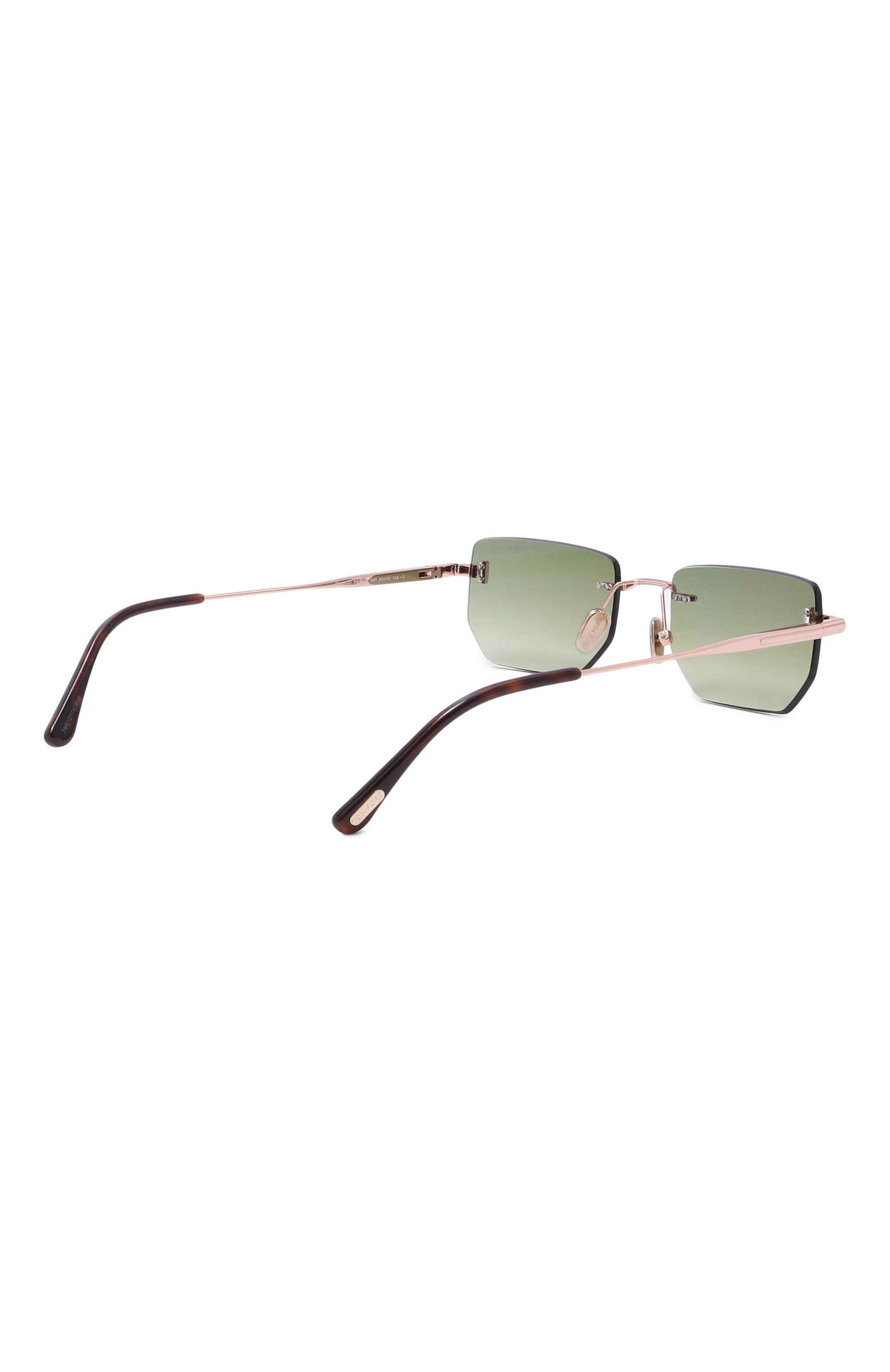 Солнцезащитные очки TOM FORD зеленого цвета по цене 65500 руб., арт. TF1355 28P, фото 5 Солнцезащитные очки TOM FORD, арт. TF1355 28P, фото 5