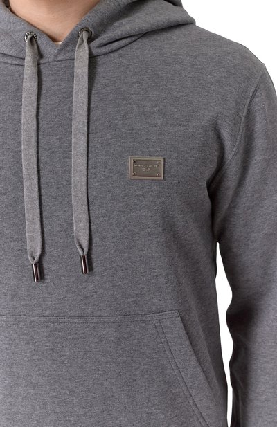 Хлопковое худи DOLCE & GABBANA, арт. G9BGPT/G7N7B, фото 5