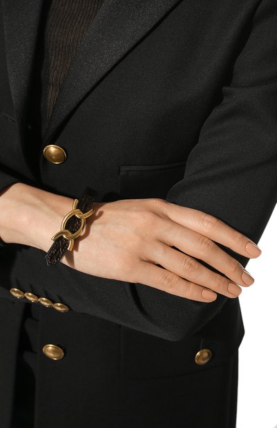 Кожаный браслет SAINT LAURENT, арт. 640736/1ZQ0J, фото 2