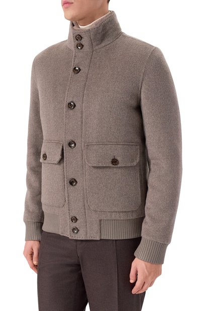 Бомбер из шерсти и вискозы GIMO'S, арт. 5W20.U.020.605, фото 3