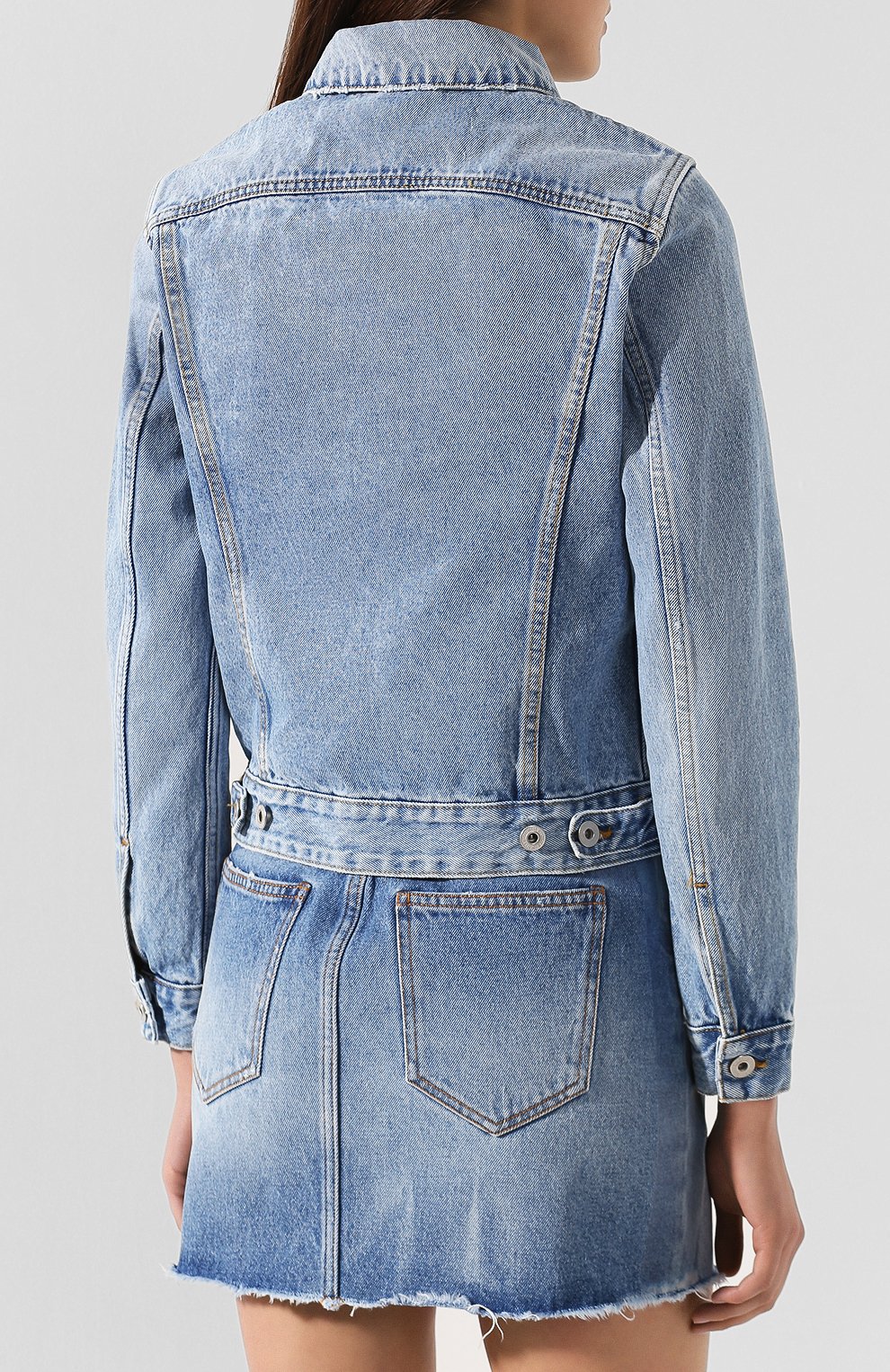 Джинсовая куртка OFF-WHITE, арт. 0WYE012E197730778700, фото 4