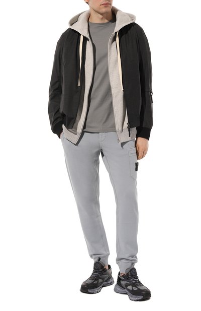 Хлопковые джоггеры STONE ISLAND, арт. 751564520, фото 2