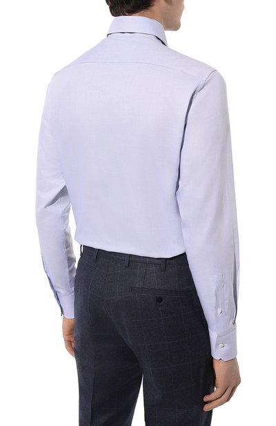 Хлопковая сорочка ZEGNA, арт. 601622A6/9MS0BA, фото 5