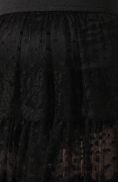 Многослойная юбка DOLCE & GABBANA черного цвета по цене 185500 руб., арт. F4BIDT/FLMJT, фото 5 Многослойная юбка DOLCE & GABBANA, арт. F4BIDT/FLMJT, фото 5