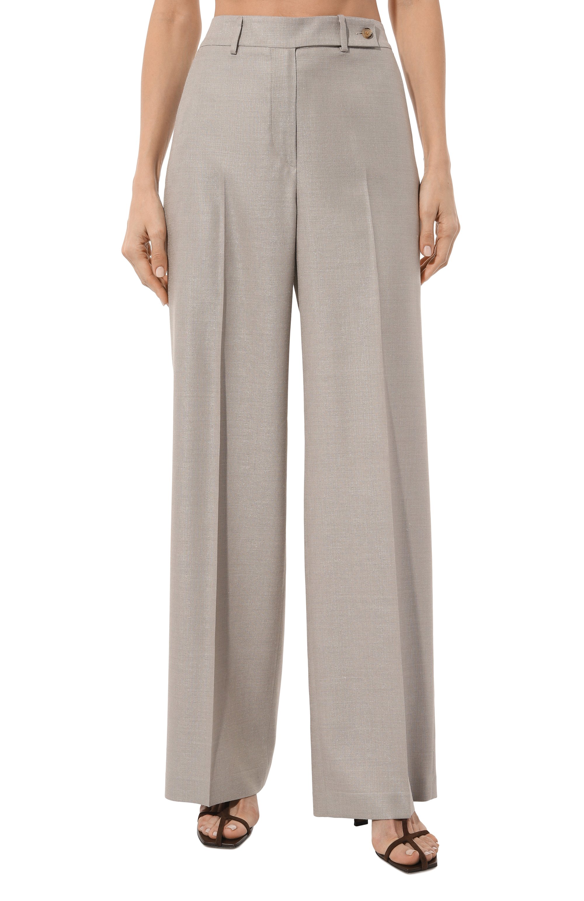 Брюки из шелка и шерсти KITON, арт. D48109K0905C, фото 3