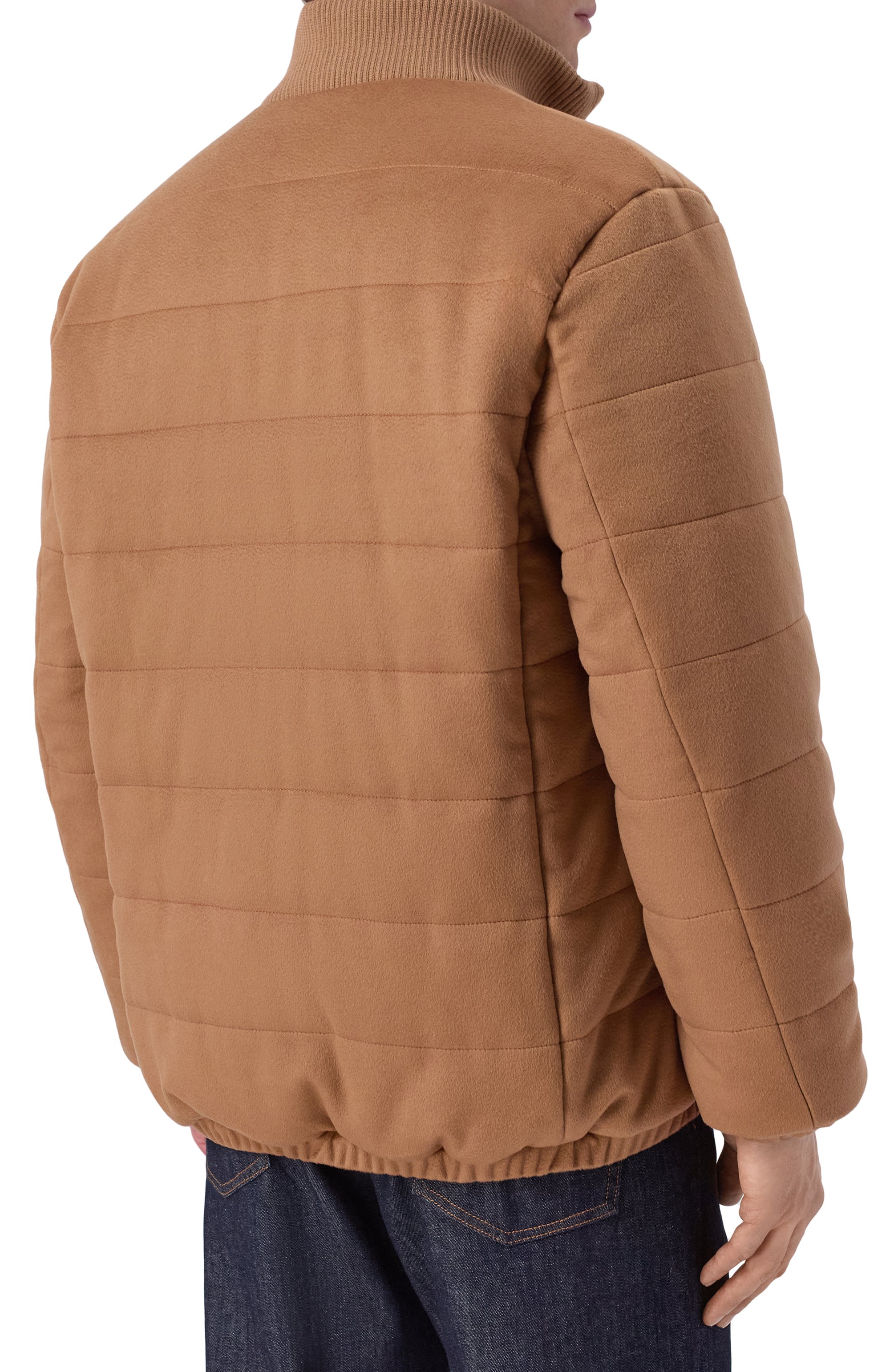 Бомбер из шерсти викуньи KITON, арт. UW2196K07777, фото 4