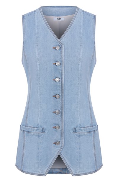 Джинсовый жилет PAIGE, арт. 1F94635-B975, фото 1