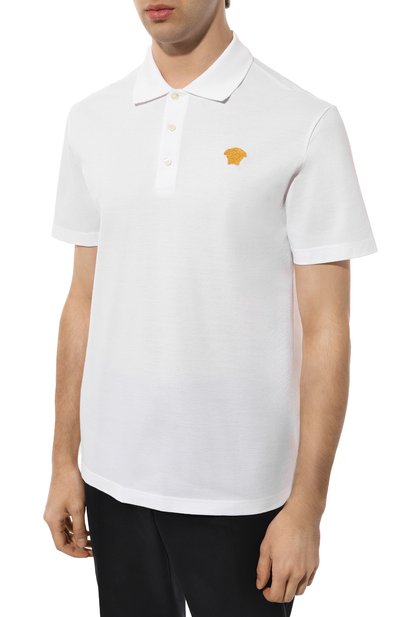 Хлопковое поло VERSACE, арт. 1008492/1A06071, фото 3