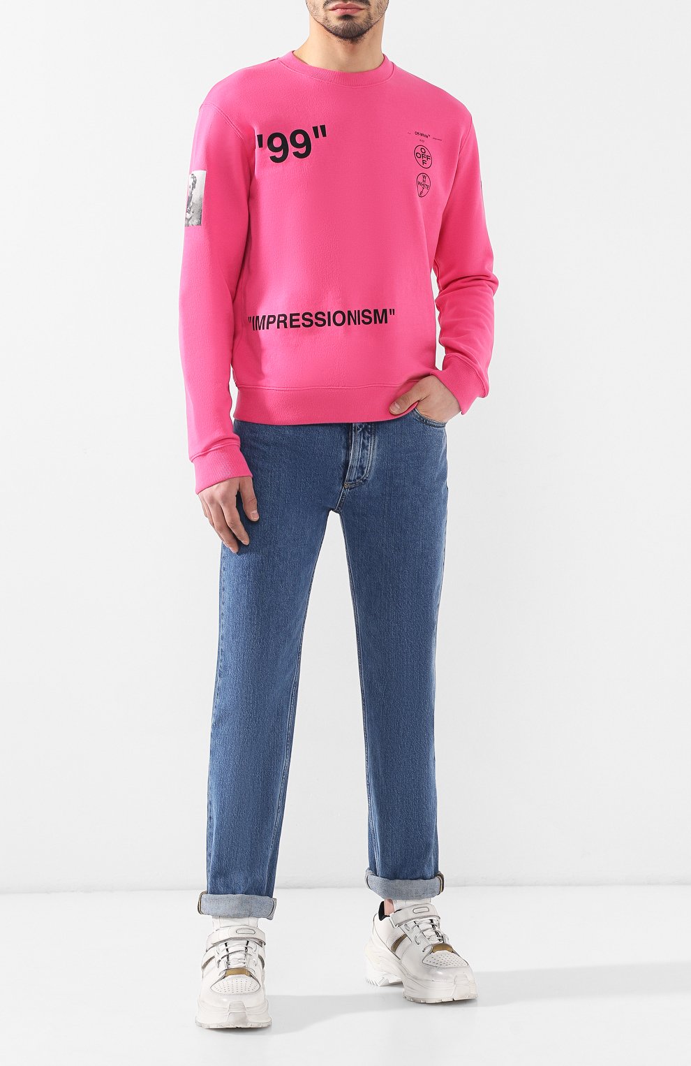 Кожаные кроссовки retro fit MAISON MARGIELA, арт. S37WS0465/P2082, фото 2