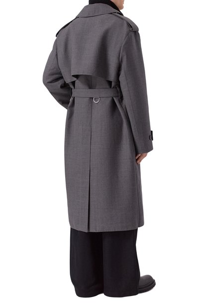 Шерстяное пальто JIL SANDER серого цвета по цене 643000 руб., арт. J21SW0072/J40289, фото 3 Шерстяное пальто JIL SANDER, арт. J21SW0072/J40289, фото 3