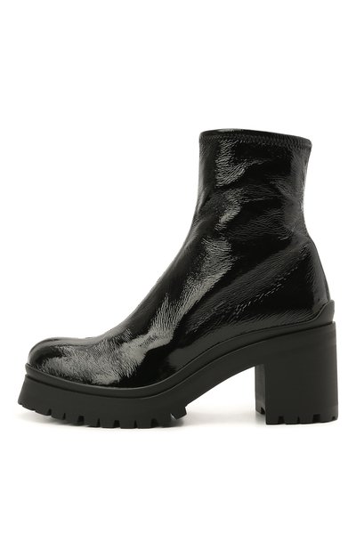 Кожаные ботильоны MIU MIU, арт. 5T193D-3LB1-F0002-080, фото 3