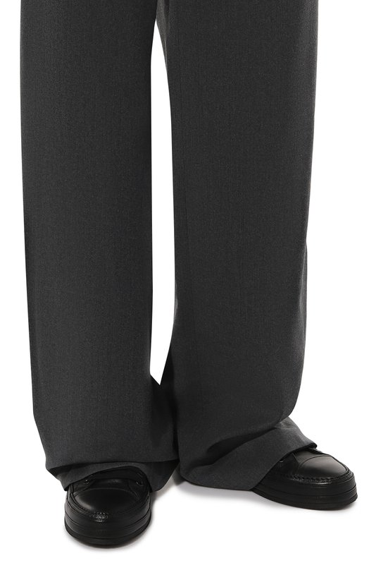 Кожаные кеды Gert Ann Demeulemeester C002-M-N03-LT141-099 Чёрный  C002-M-N03-LT141-099 Фото 3