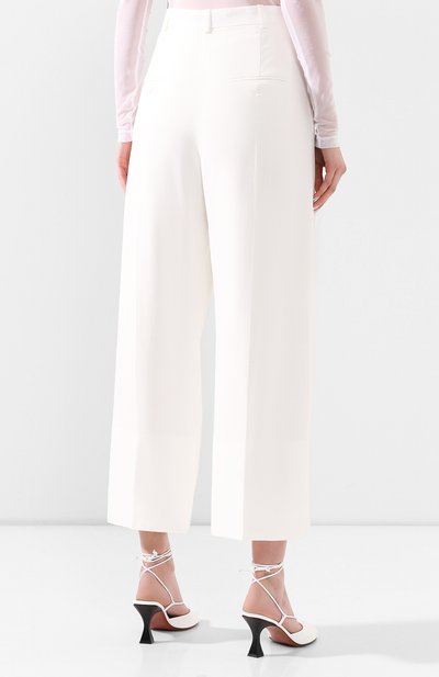 Брюки из вискозы JACQUEMUS белого цвета по цене 42500 руб., арт. 201PA05/02110, фото 4 Брюки из вискозы JACQUEMUS, арт. 201PA05/02110, фото 4