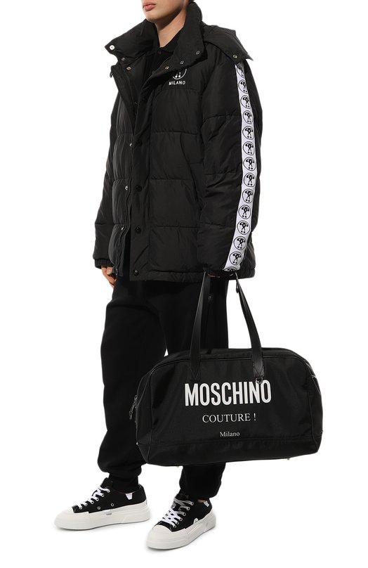 фото Текстильная дорожная сумка moschino