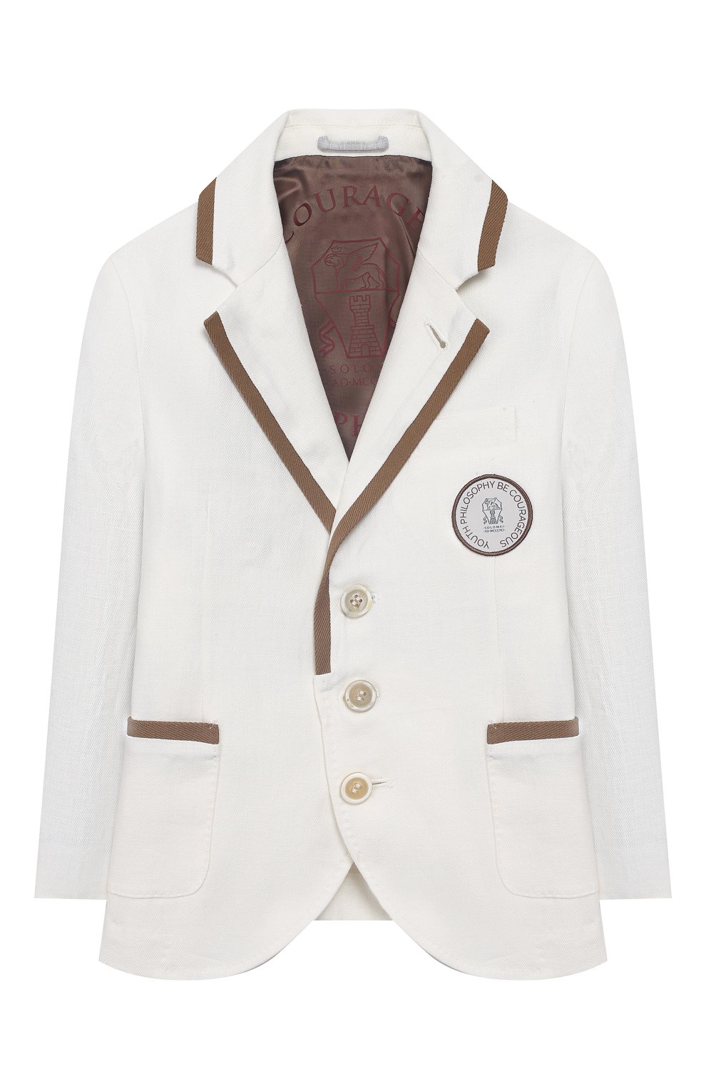 Льняной пиджак BRUNELLO CUCINELLI, арт. BD418K700C, фото 1