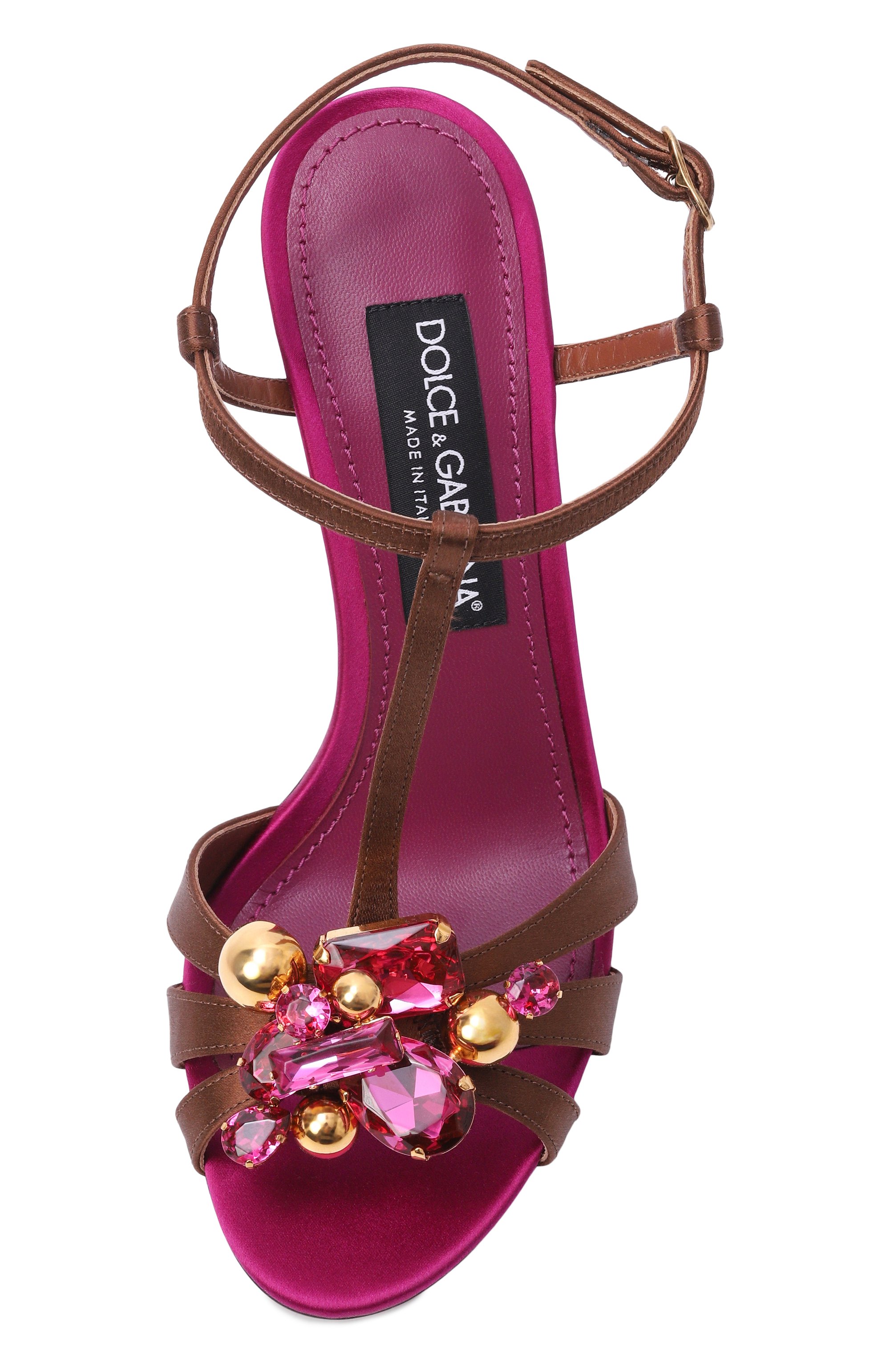 Атласные босоножки keira 2.0 105 DOLCE & GABBANA, арт. CR1959/A6517, фото 6