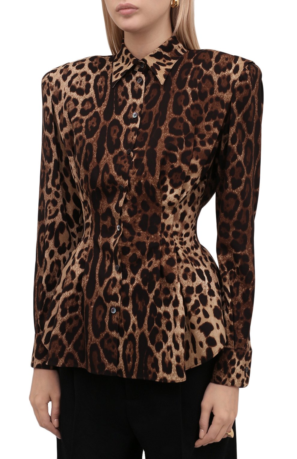 Шелковая рубашка DOLCE & GABBANA, арт. F5092T/FSADD, фото 3