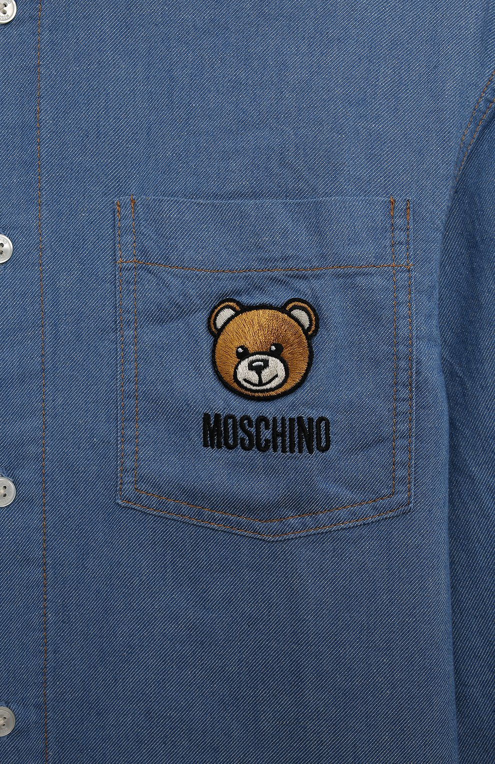Джинсовая рубашка MOSCHINO, арт. HUC015/L0E22/10-14, фото 3