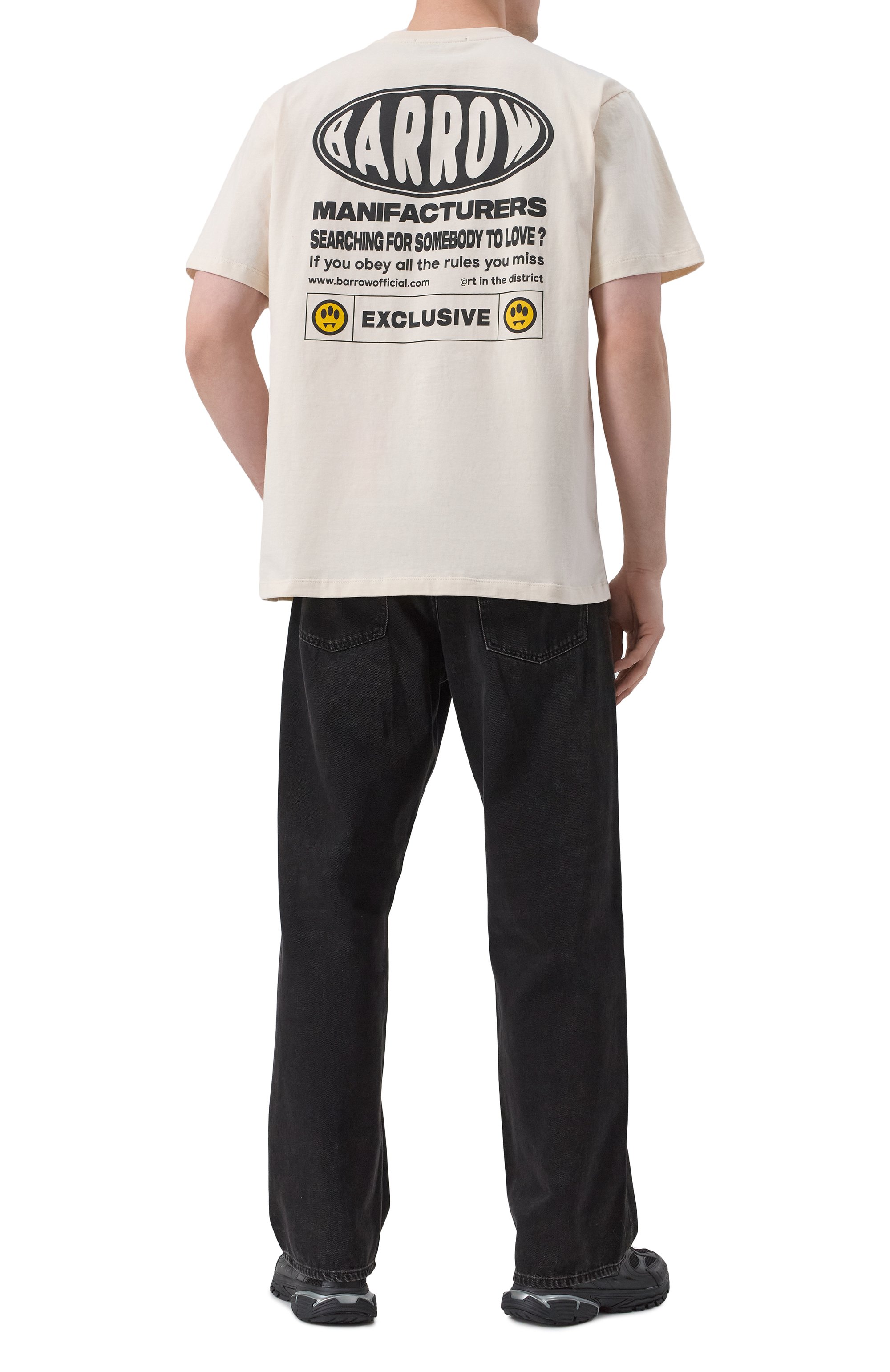 Хлопковая футболка BARROW, арт. S5BWMATH066, фото 2
