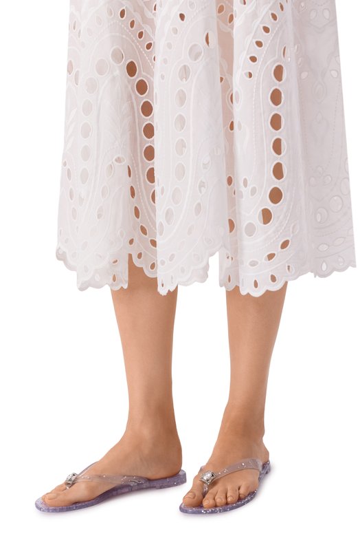 Шлепанцы Jelly Casadei 2Y255J0101/BHGLT Прозрачный  2Y255J0101/BHGLT Фото 2