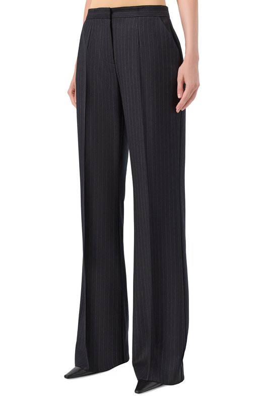 Шерстяные брюки Kiton D60102K0564G01 Чёрный  D60102K0564G01 Фото 3