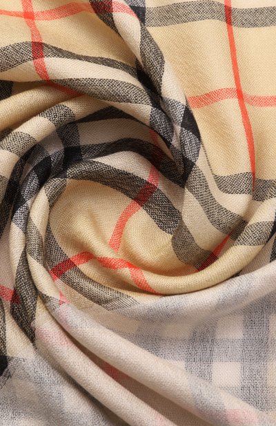 Шаль из шерсти и шелка BURBERRY, арт. 8117998, фото 3