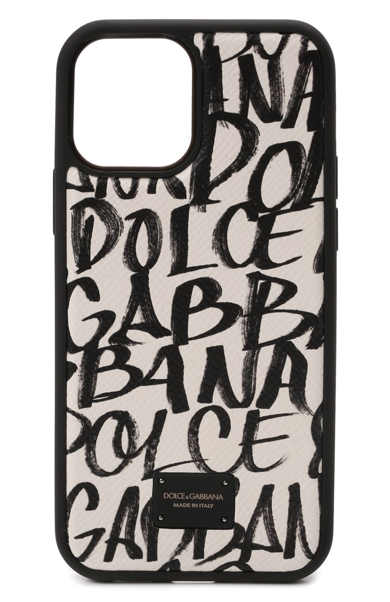 Чехол для iphone 12/12 pro DOLCE & GABBANA белого цвета, арт. BP2905/AZ657 | Фото 1 (Материал: Пластик; Нос: Не проставлено; Региональные ограничения белый список (Axapta Mercury): Не проставлено)
