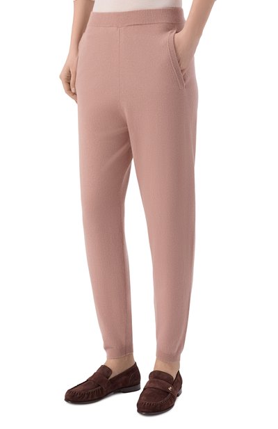 Кашемировые джоггеры MAX MARA розового цвета по цене 78700 руб., арт. SHOCK 33360116, фото 3 Кашемировые джоггеры MAX MARA, арт. SHOCK 33360116, фото 3
