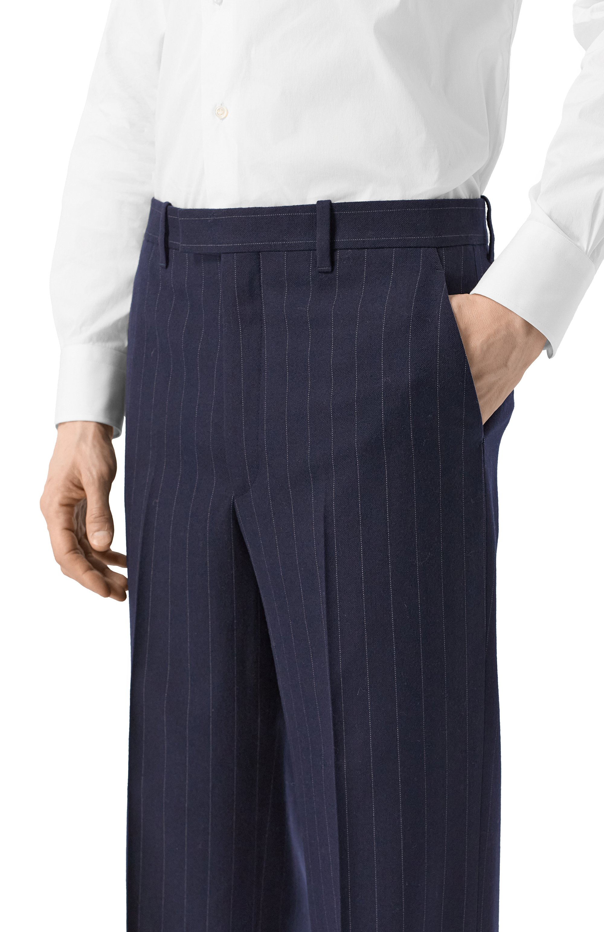 Шерстяные брюки PRADA, арт. UP0160-1ZCX-F0008-212, фото 5