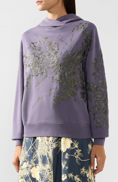 Хлопковое худи DRIES VAN NOTEN, арт. 192-11132-8621, фото 3