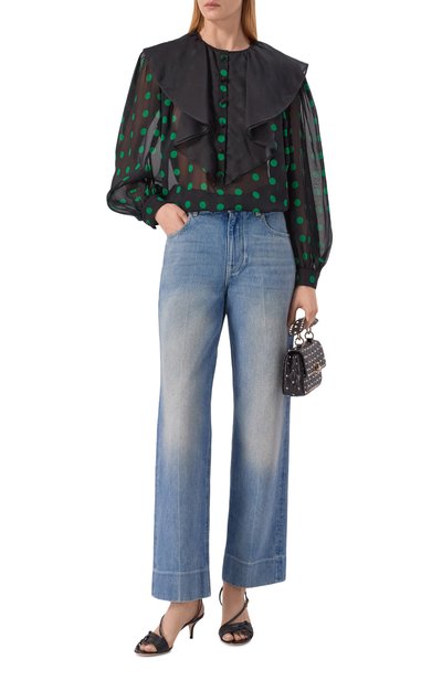 Шелковая блузка VALENTINO, арт. 8B3AEBL5/A07, фото 2