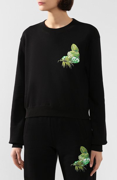 Хлопковый свитшот OFF-WHITE, арт. 0WBA026F19F300531040, фото 3