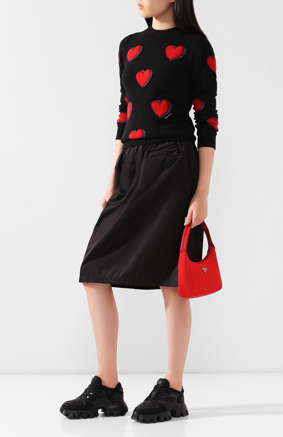Шерстяной свитер PRADA, арт. P24Z0C-1WHV-F0N98, фото 2