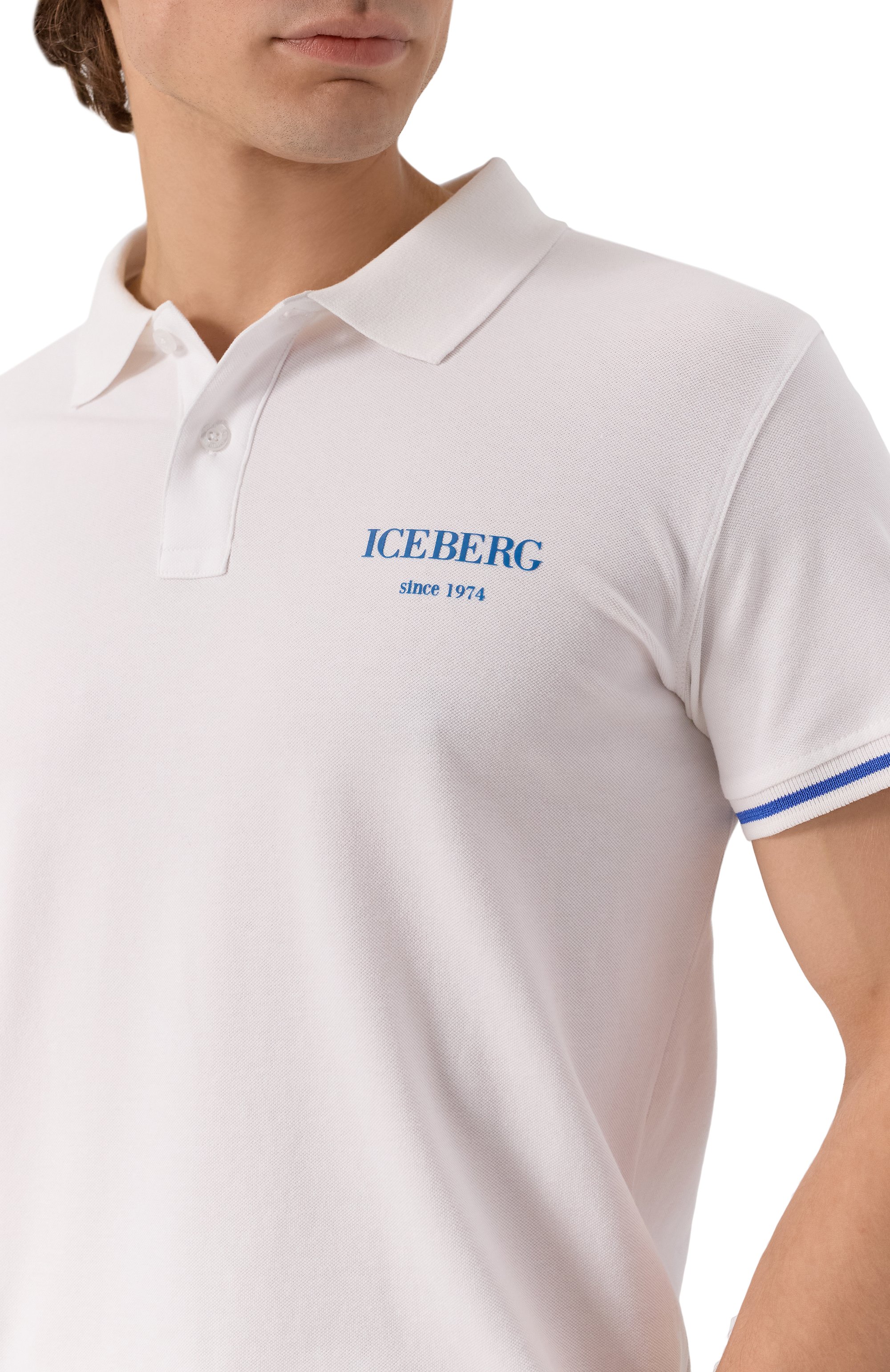 Хлопковое поло ICEBERG, арт. ICE25MPL01, фото 5