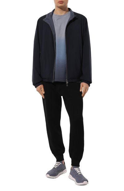 Текстильные кроссовки KITON, арт. USSFITSN0080990, фото 2