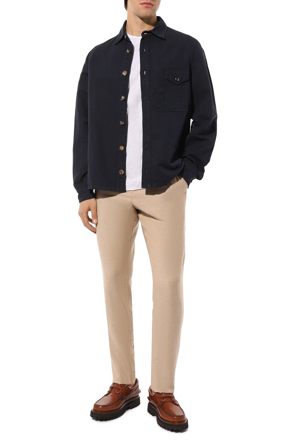 Куртка-рубашка изо льна и хлопка BRUNELLO CUCINELLI, арт. M291DB6220, фото 2